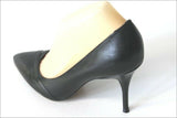MINELLI Escarpins Cuir Noir Doublés Cuir Talons Fins T 38 TBE
