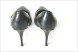 MINELLI Escarpins Cuir Noir Doublés Cuir Talons Fins T 38 TBE