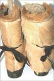 ST MORITZ Bottes Vintage Fourrées Poils Laine T 36 TBE