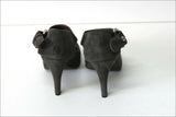 THE SELLER Escarpins Tout Cuir Gris Foncé T 35 TBE