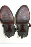 THE SELLER Escarpins Tout Cuir Gris Foncé T 35 TBE