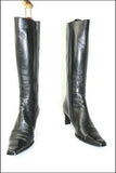 Bottes Cuir Noir Doublées Cuir T 36 BE