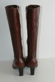 VINTAGE Bottes MOORE Capellada Cuero Tout cuir Cognac Made In Lima T 6 / T 39 BE