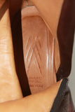 VINTAGE Bottes MOORE Capellada Cuero Tout cuir Cognac Made In Lima T 6 / T 39 BE