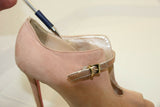 ALTRAMAREA Escarpins à bout ouvert Velours Rose Élégant Haut talons T 38 BE