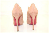 ALTRAMAREA Escarpins à bout ouvert Velours Rose Élégant Haut talons T 38 BE