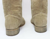 CLOSER Bottes Daim Beige Cuir T36 BE