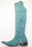Bottes Pointu Daim Vert T41 TTBE