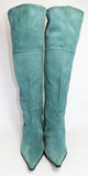 Bottes Pointu Daim Vert T41 TTBE