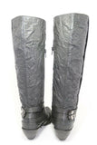 BOCAGE Bottes Cuir Froissé Noir T36 TBE