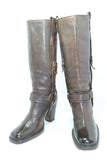 Maria Cristina Bottes Cuir Marron T37,5 TBE made in Italie