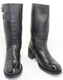 made in BIGUINE Bottines Cuir Noir T38 TBE