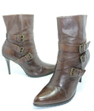 André Bottines Cuir Marron T40 TBE