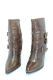 André Bottines Cuir Marron T40 TBE