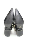 Bottes Pointu Cuir Noir Lisse T35 BE