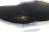 PETER NANG  Boots Vintage Cuir Noir Brodé T39 TTBE