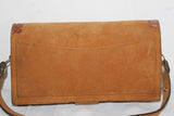 VINTAGE Pochette  daim marron Porté  Epaule ou bandoulière  BE