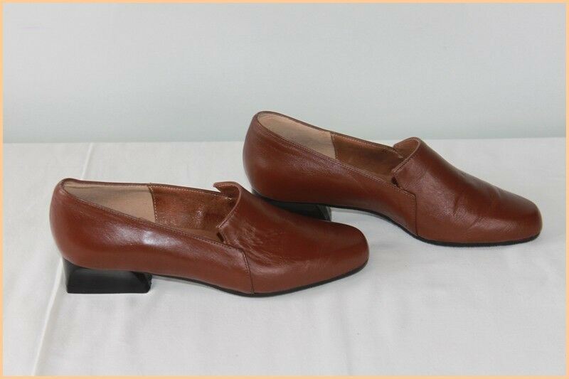 Escarpins GEO REINO – Cuir Vert Foncé – Talon – Taille 38 – Très Bon état
