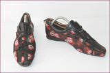 ESPACE Derby à lacets Cuir et Textile Imprimé T 8.5 US / T 40.5 FR TBE