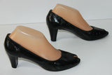 GIORM VENEZIA Escarpins Tout Cuir Verni Ouverts T 38.5 BE