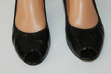 GIORM VENEZIA Escarpins Tout Cuir Verni Ouverts T 38.5 BE