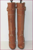 PAN TULIPANI Luxe Bottes à Talons Tout Cuir Caramel T 36 TBE