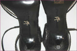 DAVID ACKERMAN Sandales Tout Cuir Tressé façon Croco T 37 TBE