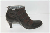 FREE LANCE Boots Cuir Verni Marron et Daim T 36 TBE