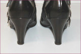 FREE LANCE Boots Cuir Verni Marron et Daim T 36 TBE