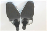GENEVIEVE DE FONTENAY Escarpins Cuir Noir et Blanc T 37 TBE