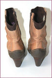 ATRAI Bottines Cuir Marron Clair T 40 BE