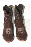 DIVINE FOLLIE Bottines Nubuck Marron Zip T 38 BE