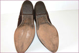 DIVINE FOLLIE Bottines Nubuck Marron Zip T 38 BE