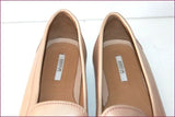 GEOX Respira Mocassins Cuir Beige T 39 TBE