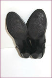 ARCUS Bottines Cuir Dentelé Noir Doublées Cuir T 38.5 BE