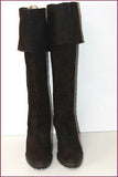 CASTANER Bottes Rabats Daim Marron Foncé T 36 TTBE