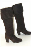CASTANER Bottes Rabats Daim Marron Foncé T 36 TTBE