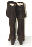 CASTANER Bottes Rabats Daim Marron Foncé T 36 TTBE
