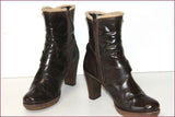COCO & ABRICOT Bottines à Talons Cuir Marron Foncé T 40 BE