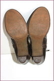 COCO & ABRICOT Bottines à Talons Cuir Marron Foncé T 40 BE