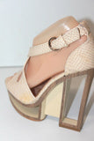 FOLI FOLIO SHOES Sandales Simili Cuir Talons très Hauts Originaux T 36 TBE