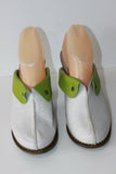 DKODE Sabots  à Talons Cuir Bicolore Doublés Cuir T 39 TBE