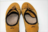 M.MOUSTACHE Derby Vintage Daim Ocre doublés cuir T 41 BE