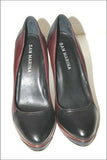 SAN MARINA Escarpins Cuir Tricolore Doublés Cuir Talons Très Hauts T 39 TBE