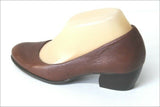 SAN MARINA Escarpins Cuir Lisse Marron Noisette T 36  ETAT NEUF