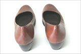 SAN MARINA Escarpins Cuir Lisse Marron Noisette T 36  ETAT NEUF