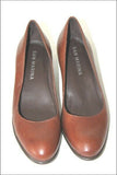SAN MARINA Escarpins Cuir Lisse Marron Noisette T 36  ETAT NEUF