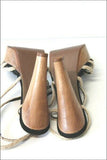 STUDIO Pour André Sandales Bois Cordelettes Talons Hauts T 40 TBE