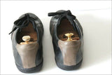 GEOX Tennis Cuir  Bicolore Marron Taupe et Noir T 45 TBE