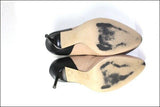 ERAM Escarpins Cuir Beige rosé et Noir Talons Fins T 38 TTBE